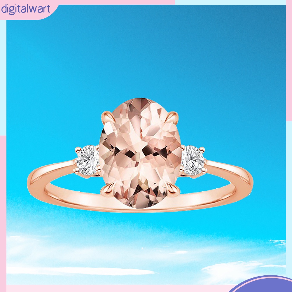 Nhẫn đính đá kiểu dáng thanh lịch cho nữ