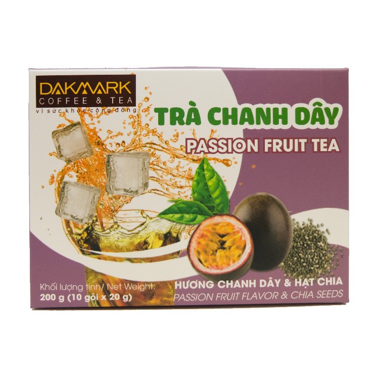 Trà trái cây Vị chanh dây DakMark 200g (10 gói*20g) | BigBuy360 - bigbuy360.vn