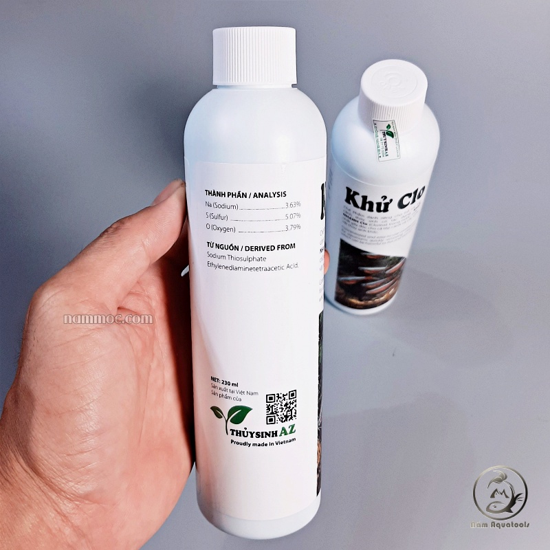 Khử CLO  || Dung Dịch KHỬ NHANH CLO Nước Máy - Khử Clo Nước Mới Cho Hồ Cá Cảnh, Thủy Sinh