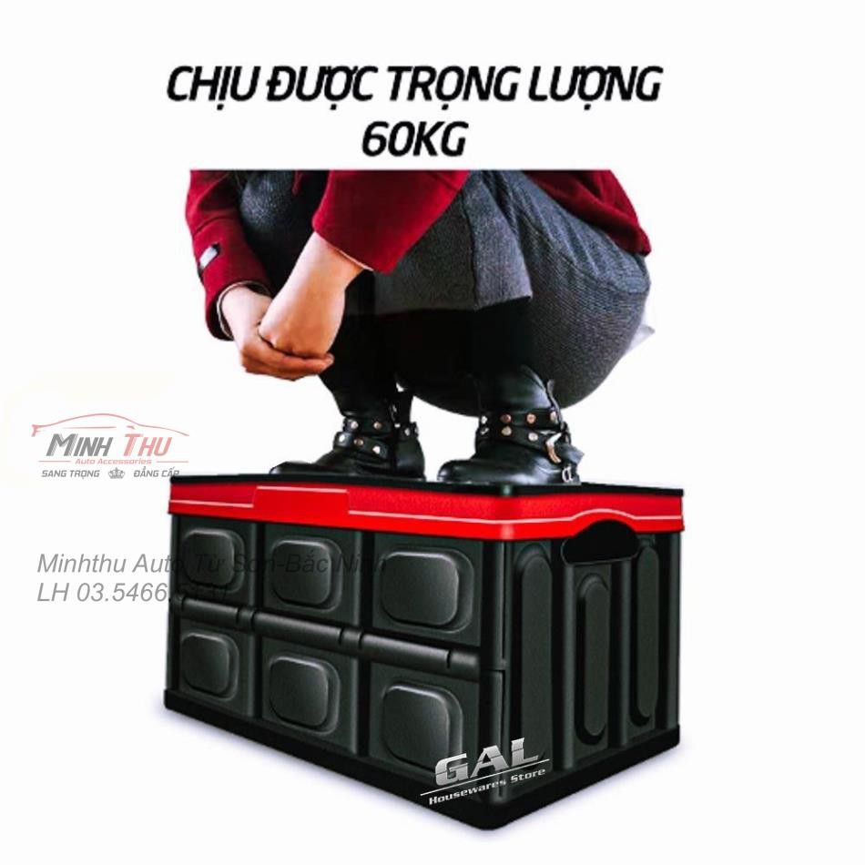 Thùng Đựng Đồ Ô Tô - Thùng Đựng Đồ Gấp Gọn - Để Đồ Cốp Xe Hơi, Đa Năng