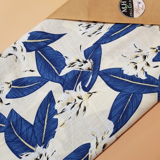 Vải linen hoa may váy áo mùa hè siêu xinh Maihoaflower