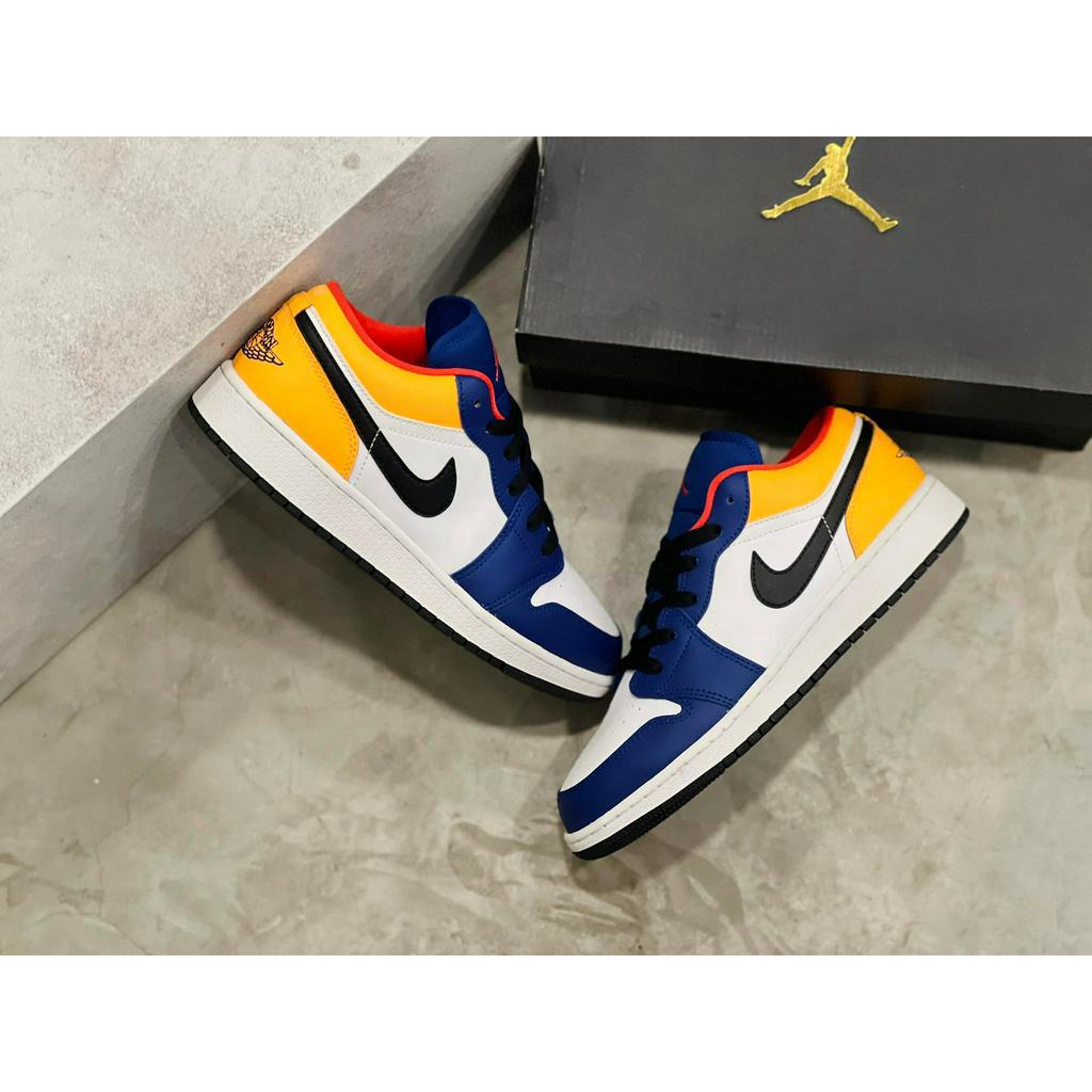 Giày Jordan chính hãng hồng/xanh/cam