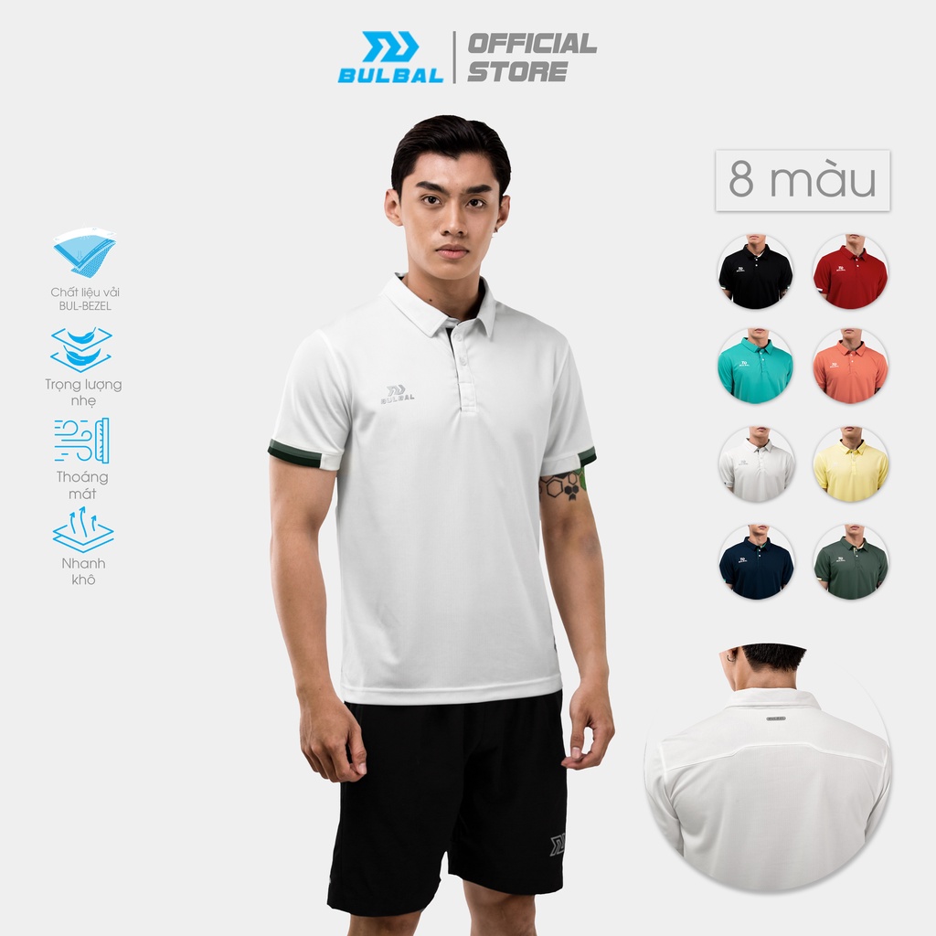 Áo Polo Thể Thao Nam Bulbal Polo Futuro, Chất Liệu Thoáng Mát Cao Cấp Bul-Bezel, Phù Hợp Vận Động Thể Thao