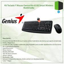 Combo Bàn Phím + Chuột Không Dây Genius KM-8100 - Hàng Chính Hãng- Bảo Hành 12 Tháng - 1 Đổi 1