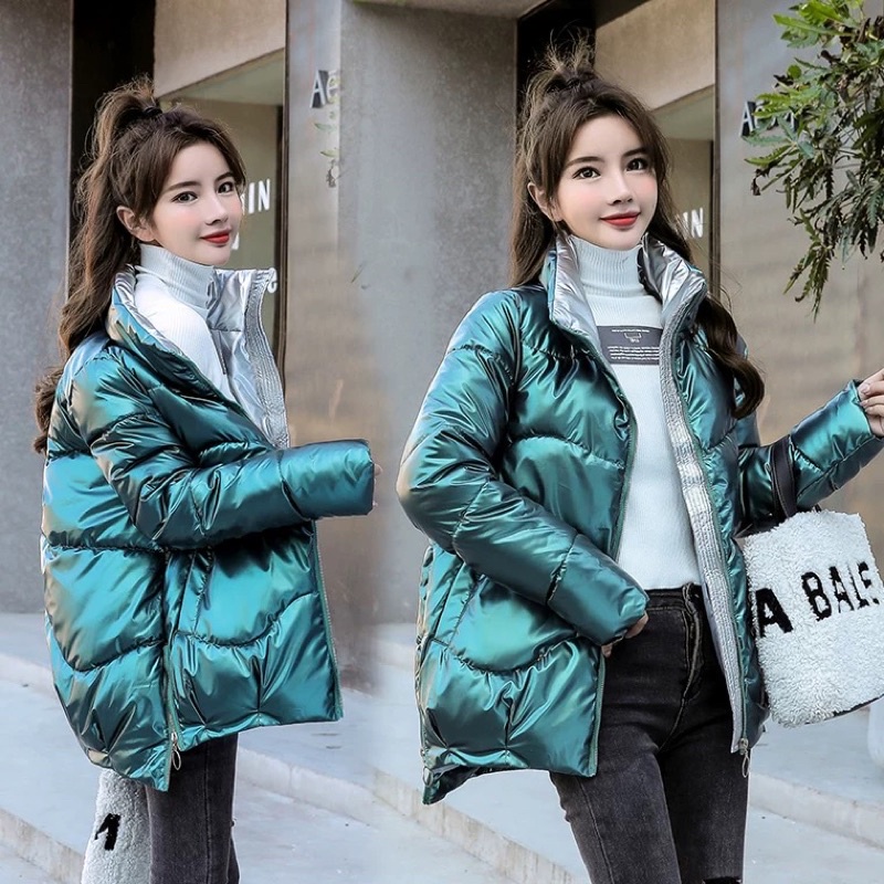 HT334 Áo phao nữ dáng ngắn hàng QCXK
