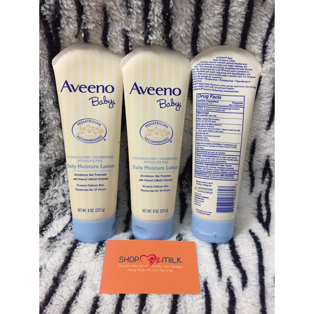 Dưỡng Thể Giữ Ẩm Da AVEENO Baby Lotion cho bé