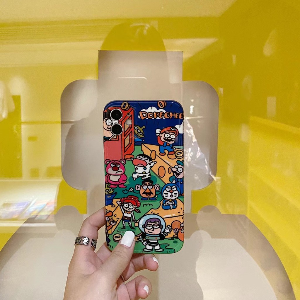 Q version cartoon is suitable for iPhone 7 8 + Ix Xr Xsmax 11 Pro Promax 12mini 12 Pro Promax mobile phone case | BigBuy360 - bigbuy360.vn