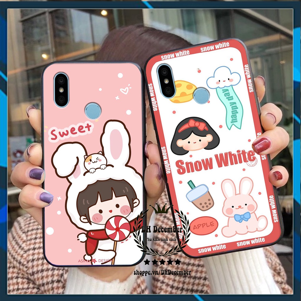 Ốp lưng Xiaomi REDMI 6 PRO / MI A2 LITE in hình 3D lucky, gấu Brick xinh xắn - KHÔNG NÊN BỎ LỠ