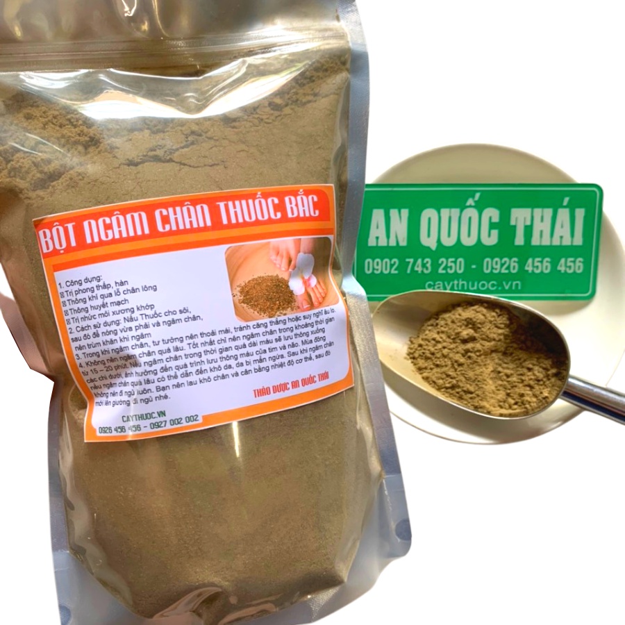 Thảo Dược Ngâm Chân Gói 1Kg, Bột Ngâm Chân Thảo Mộc Giảm Đau Nhức - Tê Chân, Thư Giãn Tinh Thần | Thảo dược An Quốc Thái