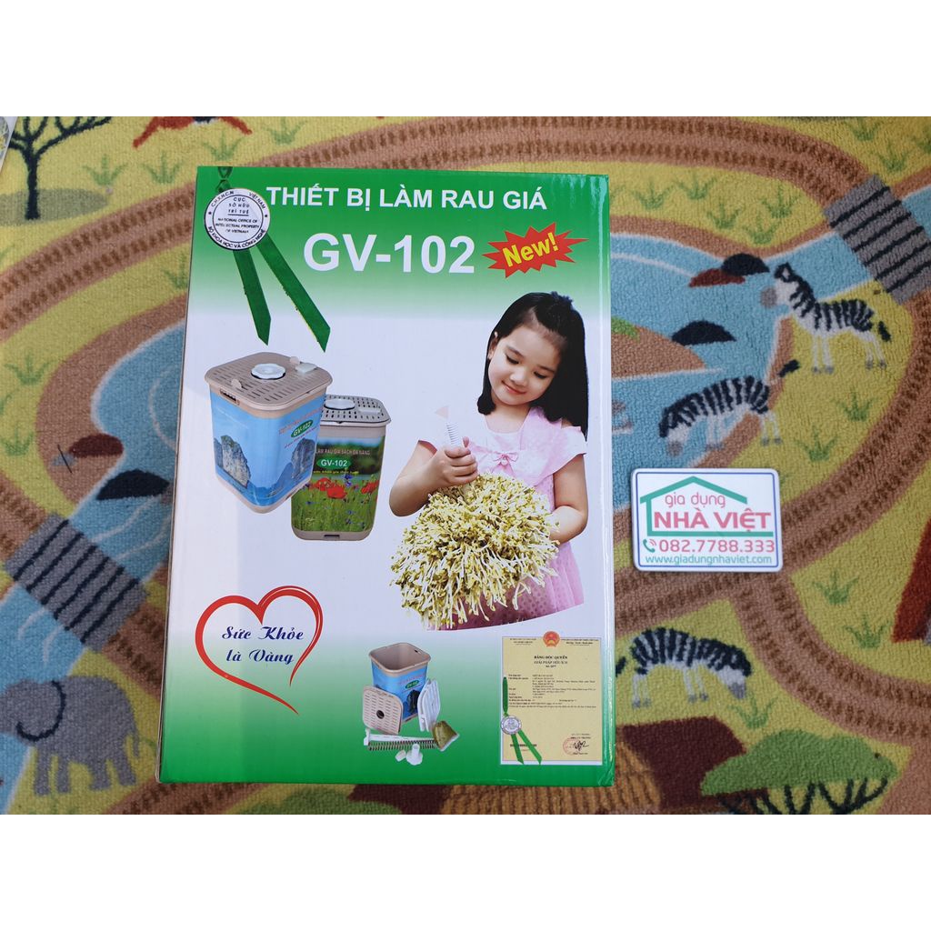 Máy làm giá đỗ gia đình tự động GV-102 NEW
