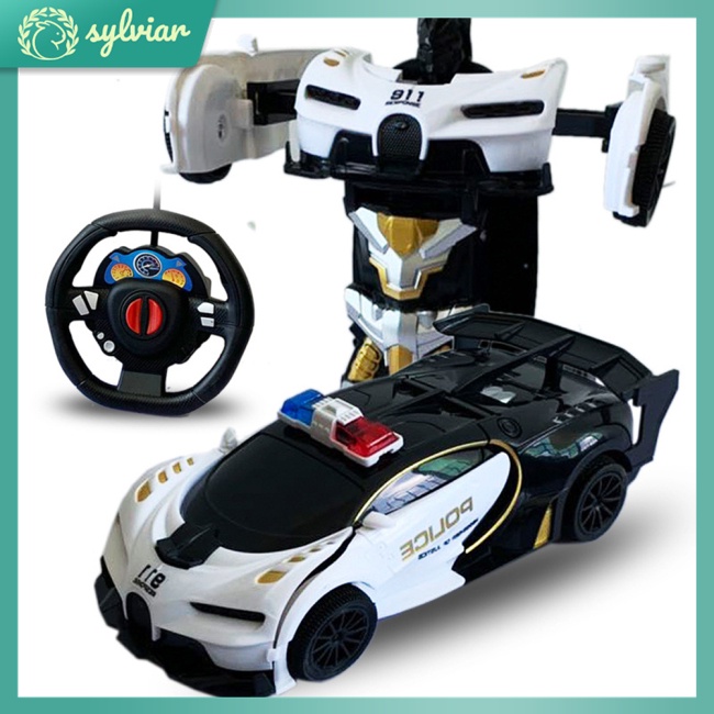 Đồ Chơi Robot Biến Hình Xe Hơi Điều Khiển Từ Xa Tỉ Lệ 1 / 24