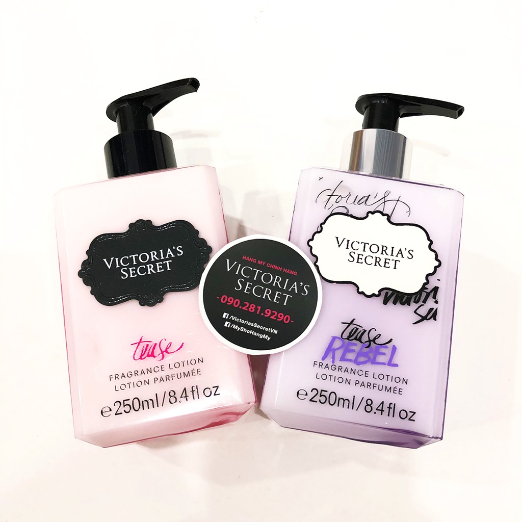 (KHUYẾN MÃI) Lotion dưỡng thể hương nước hoa 250ml Very Sexy, Bombshell, Bombshell Seduction, Love - Victoria's Secret