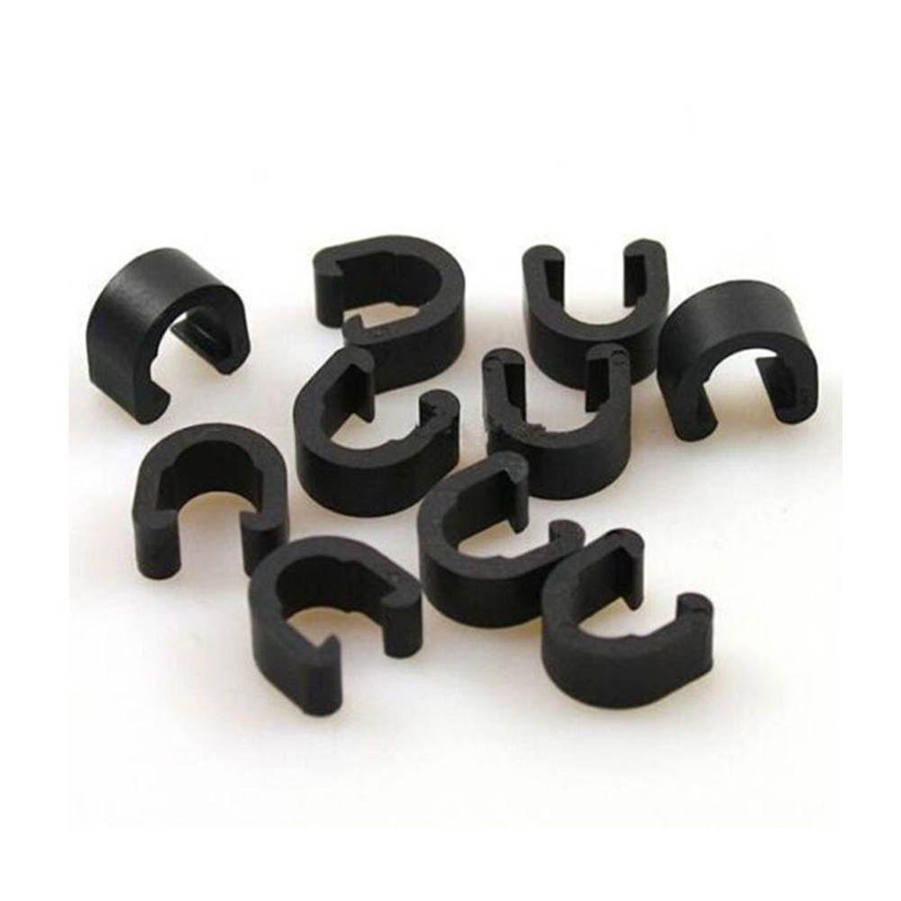 Set 10 / 20 Dây Cáp Phanh Chữ C Màu Đen Bằng Nhựa
