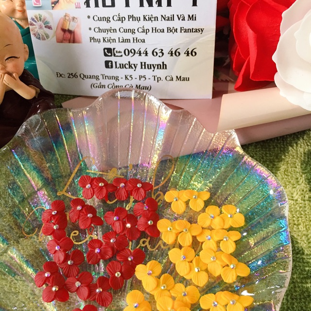 Hoa lan đôi ôm móng ( nail)