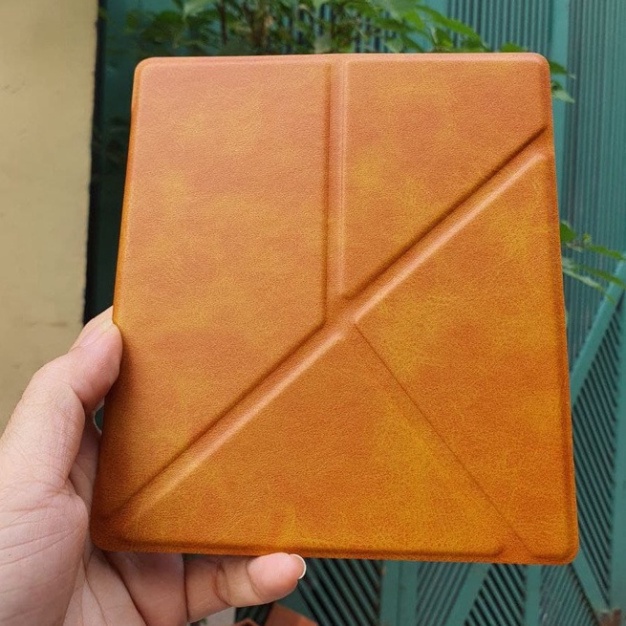 Bao Da Kindle Oasis 3/2 In Chữ Chìm Divisi Well Begun Giả Da Nhung Cực Êm Tay - Phụ Kiện Đẹp Xaha