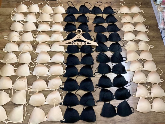 Áo lót nữ dây mảnh, áo BRA ĐÚC SU, cài sau, Có đệm ngực