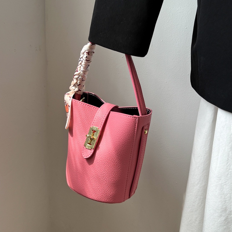 Túi Đeo Chéo Màu Sắc Đơn Giản Phong Cách Hàn Quốc Cho Nữ