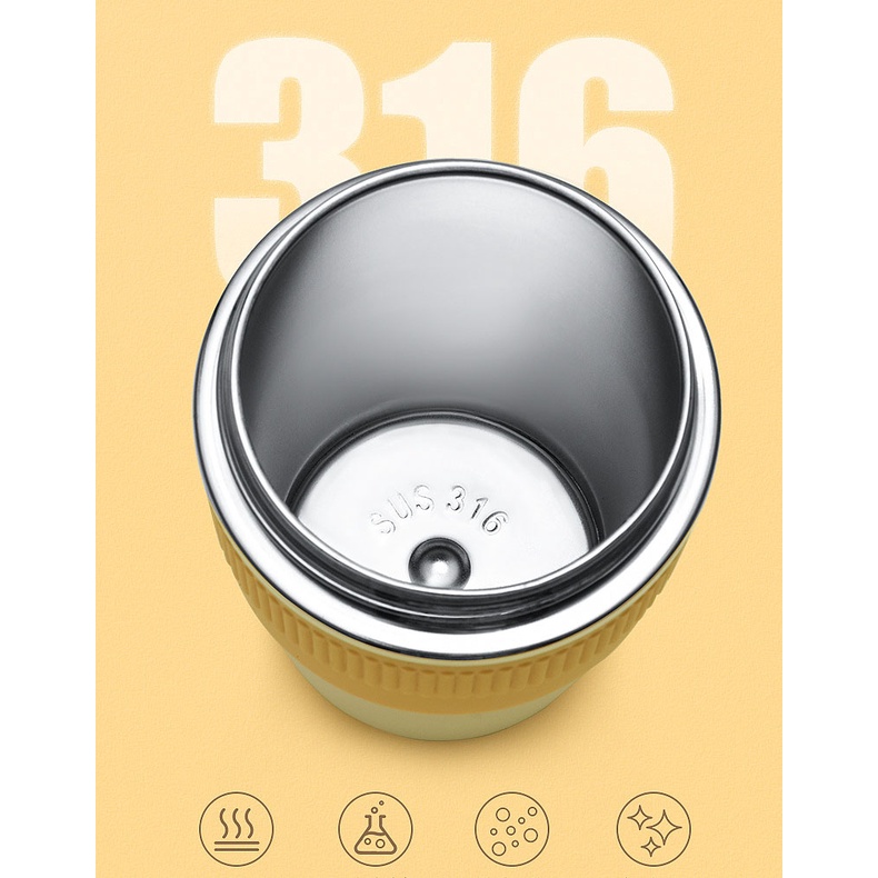 Bình giữ nhiệt cao cấp màu pastel dung tích 480ml phù hợp để mang đi học đi làm