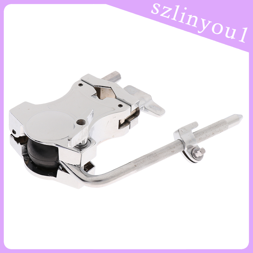 New Arrival DIY Tom Tom Clip-on Holder Support Stand Drum Accessory TH-04 Silver