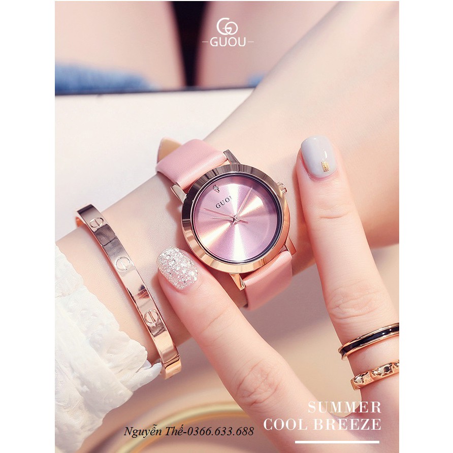 Đồng hồ nữ chính hãng đẹp Guou #NU074 | BigBuy360 - bigbuy360.vn