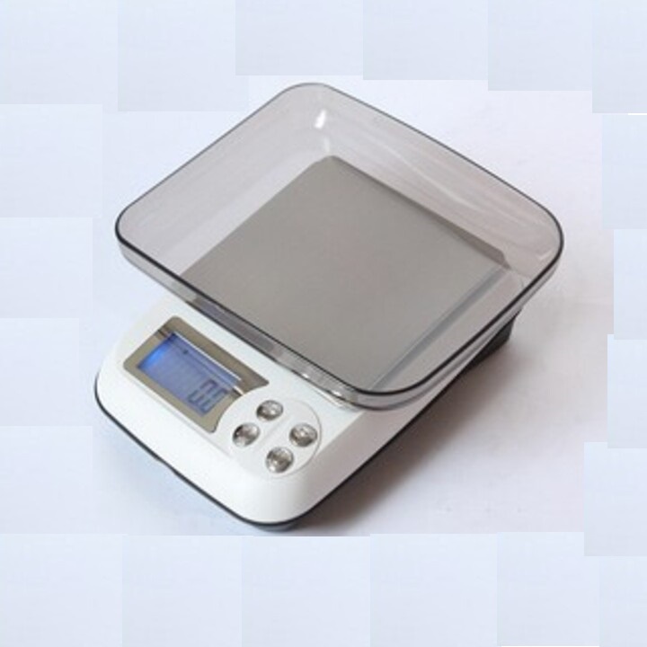 Cân tiểu ly điện tử nhà bếp DM3: Trọng tải 0.1g - 3kg, nhỏ gọn, tiện dùng, chính xác