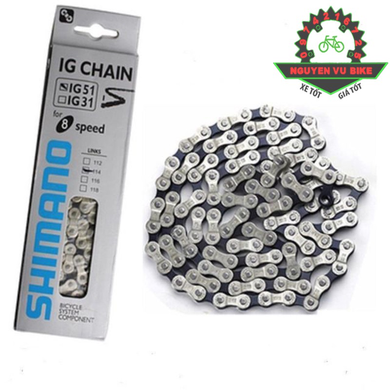 Xích sên xe đạp Shimano CN-HG73 9 Speed - Rẻ nhất HN