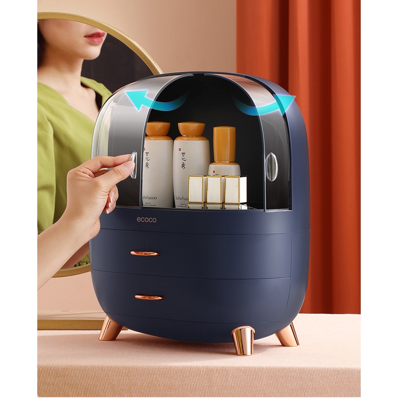 Tủ đựng mỹ phẩm có nắp ecoco cao cấp E2013