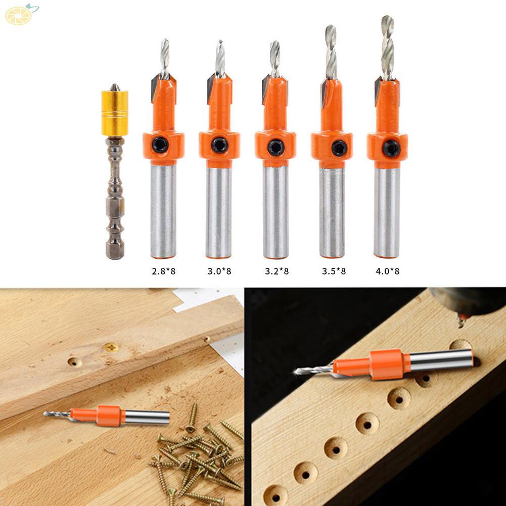 Drill Bits Accessories Auger Carbide CounterboreS Countersink Hole Kit