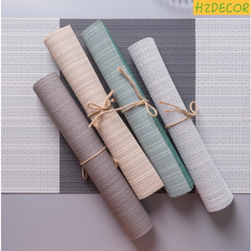 Tấm lót bàn ăn cách nhiệt chống nước PVC cao cấp phong cách Bắc Âu - H2DECOR