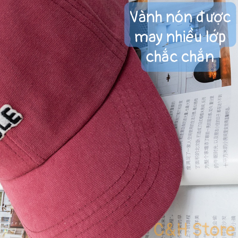 Mũ lưỡi trai thêu chữ ABLE, nón kết nam nữ form unisex phong cách ulzzzang Hàn Quốc cá tính năng động vải cotton N9ABLE