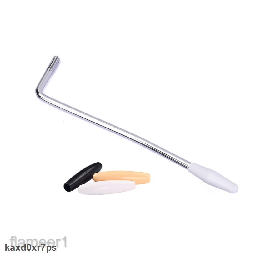 Cam Kết Hàng Như Hình Cần nhún chrome 5mm kèm 3 đầu bọc chuyên dụng cho guitar điện