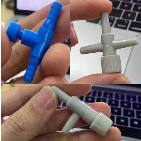 Van chia dây sủi oxy, van chia CO2 có khoá giá rẻ tiện lợi cho bể cá bể thủy sinh