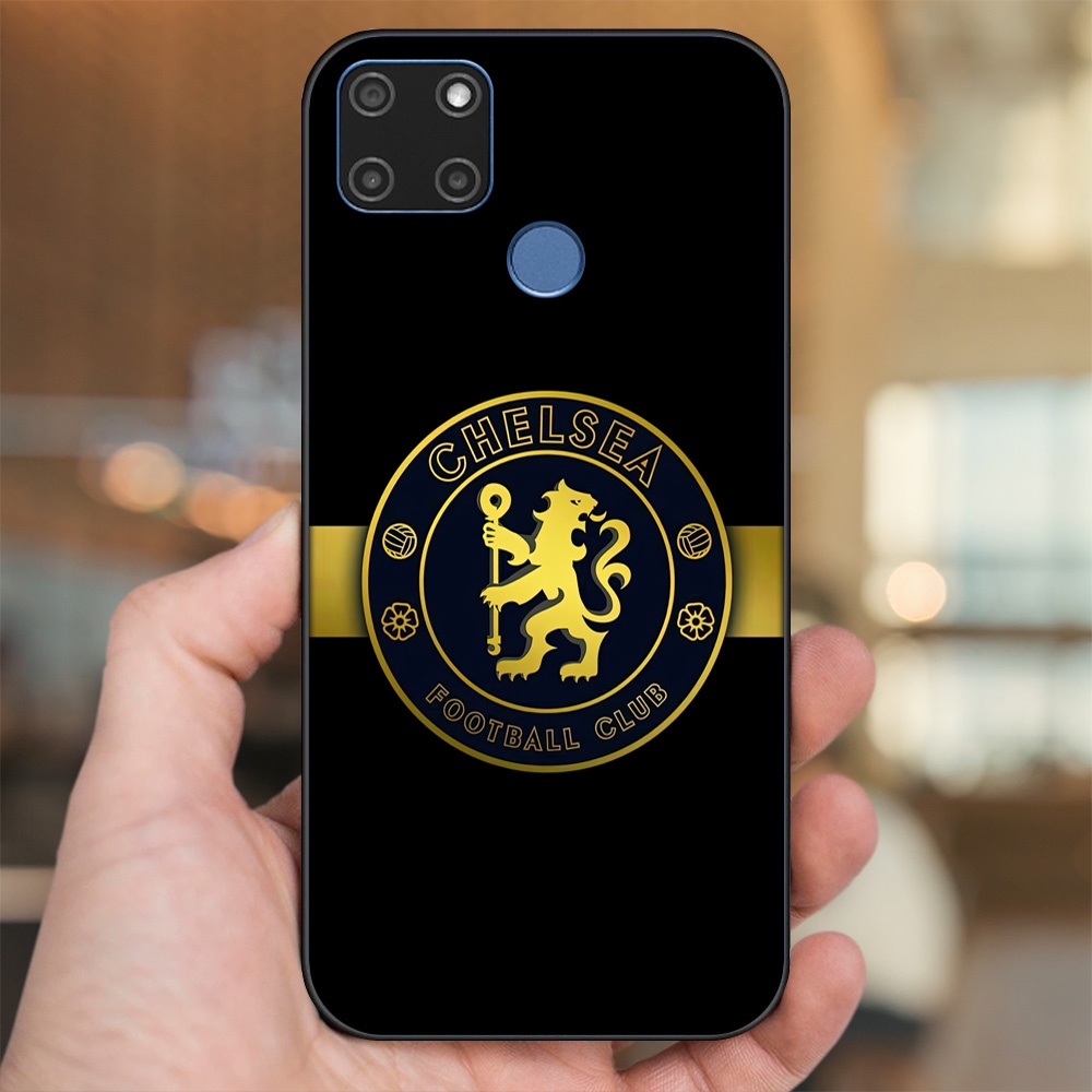 Ốp lưng Realme C12, C21Y viền đen in hình Chelsea FC