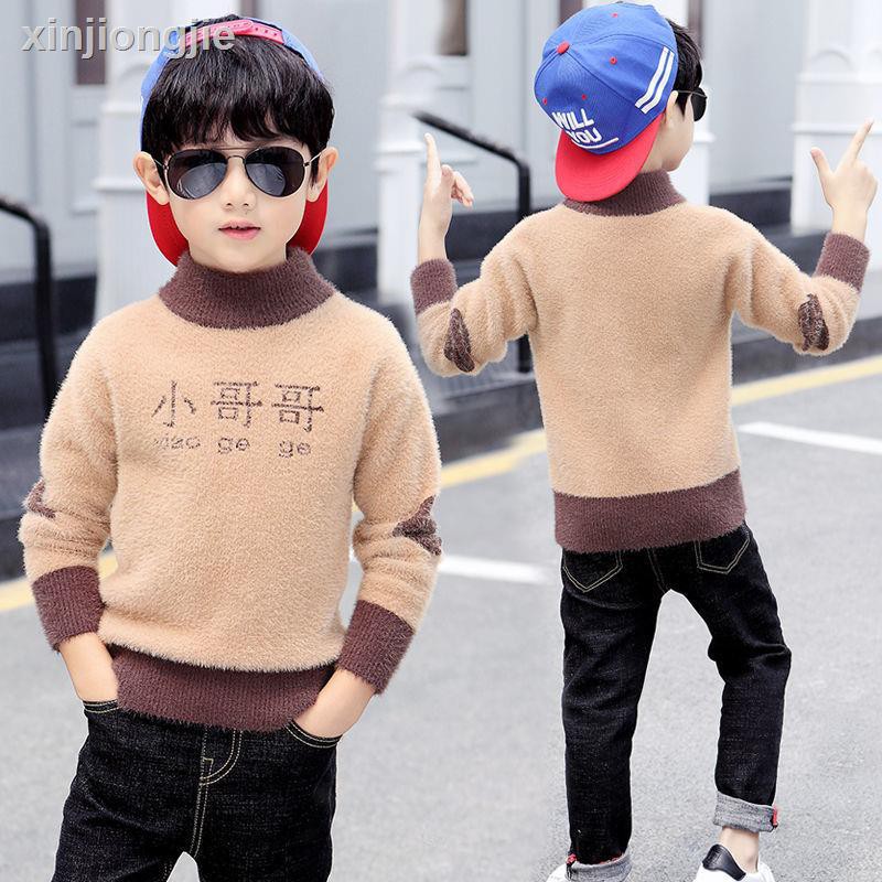 Áo Sweater Lông Chồn Chui Đầu Phong Cách Phương Tây Thời Trang Xuân Thu 2020 Mới Cho Bé Gái