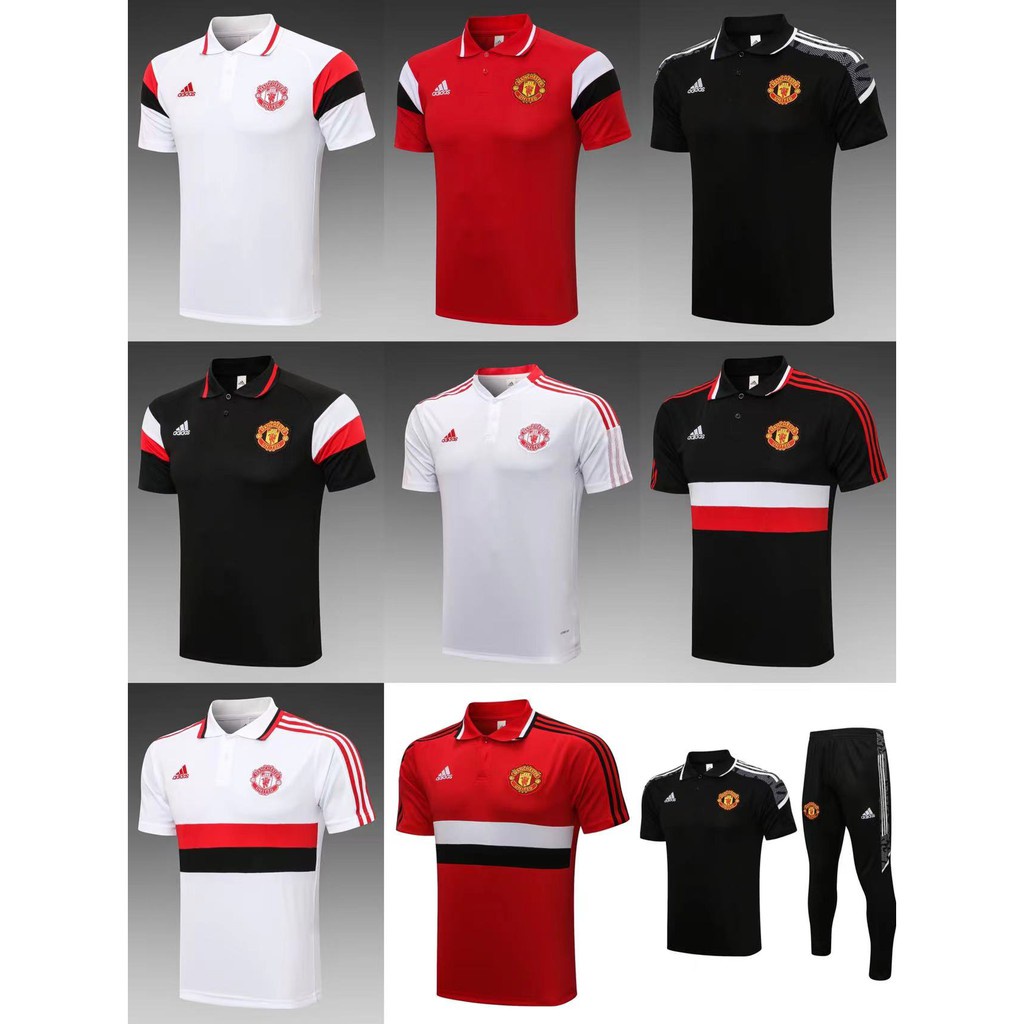 Áo Thun Bóng Đá POLO Ngắn Tay Đội Man League 2021-2122 Cho Nam