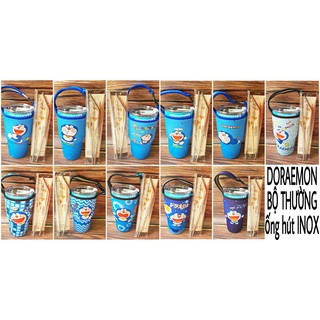 《NẮP THƯỜNG》Combo ly giữ nhiệt DORAEMON
