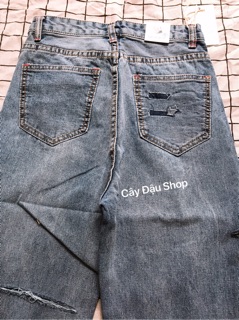 Quần Jeans Rách hông