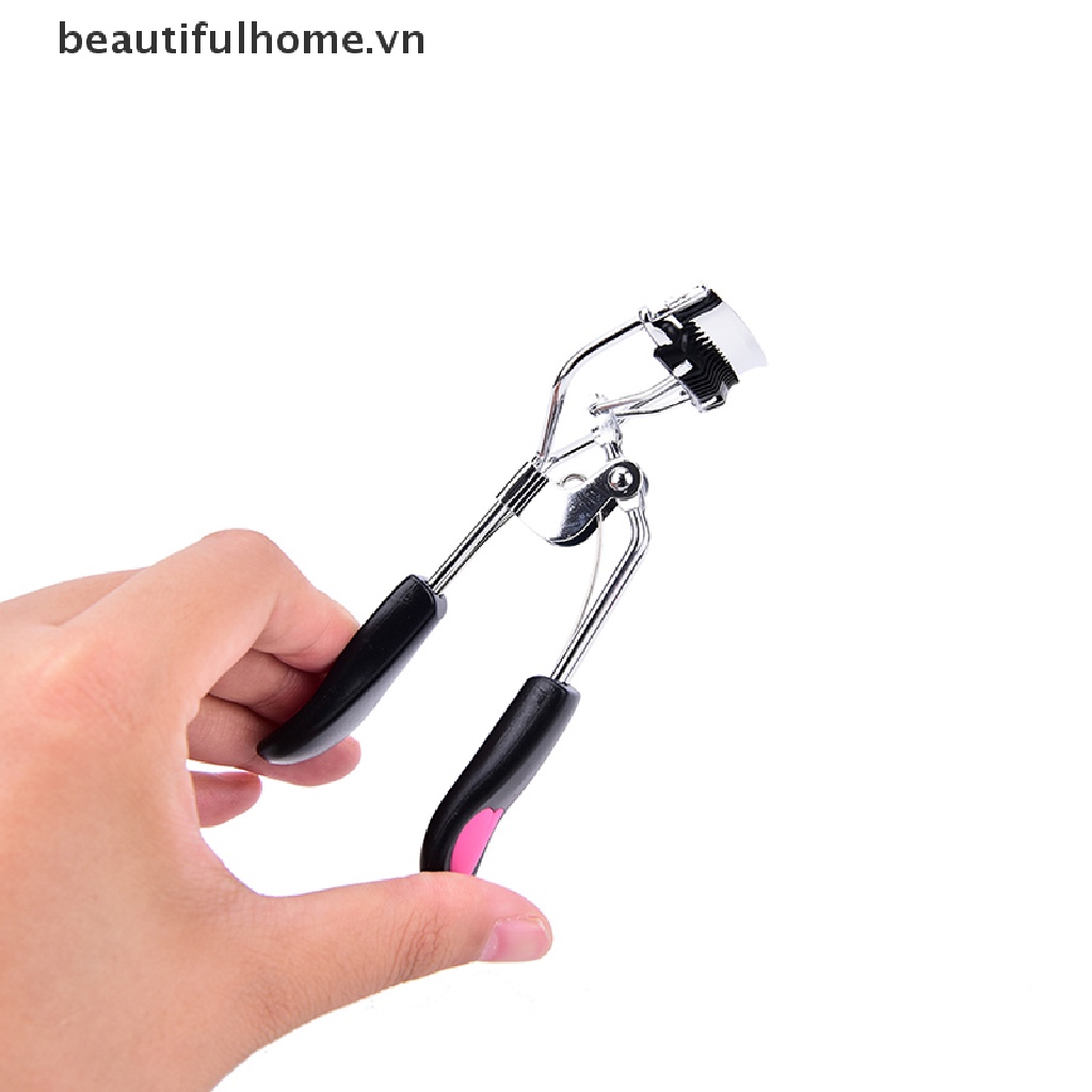 (Hàng Mới) Dụng Cụ Uốn Cong Lông Mi Cầm Tay Kèm Đầu Lược