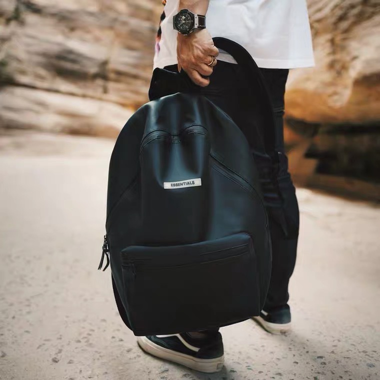 Balo FEAR OF GOD FOG Essentials chất liệu da cao cấp, balo học sinh sinh viên phong cách