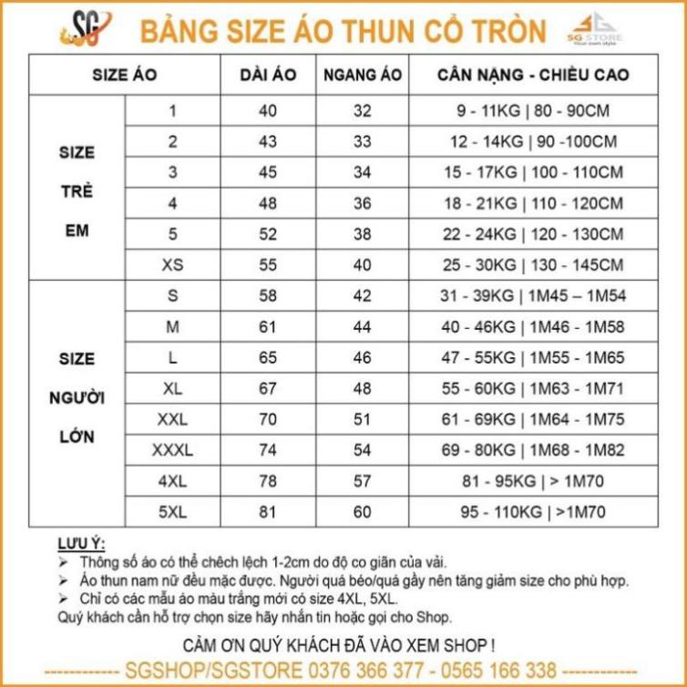 VHL Store Áo Thun Nhóm - Thun Cotton - Đủ size Nam Nữ SGS124 VHL Store
