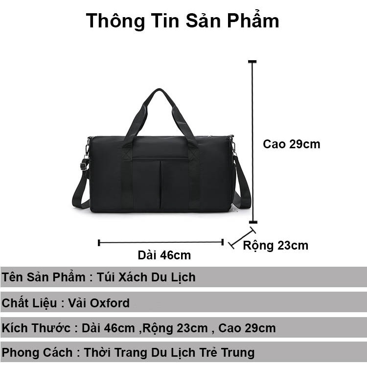 Túi du lịch nam nữ ZIMO đa năng size lớn thời trang thể thao đựng giày cao cấp chống thấm nước