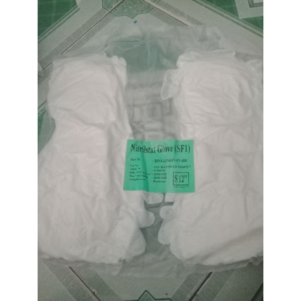Nguyên bịch 50 đôi găng tay phòng sạch nitrilstat Glove nhập khẩu Malaysia siêu dai