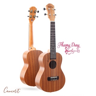 Đàn Ukulele Gỗ chính hãng Yael size Concert - Basic