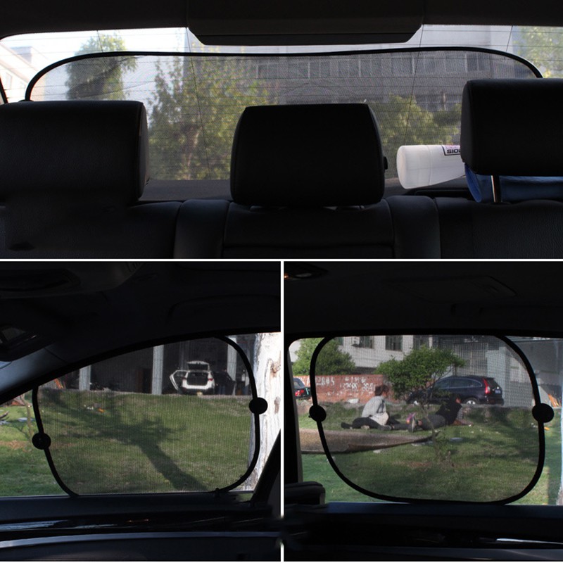 BỘ 5 TẤM CHE NẮNG XE HƠI, rèm chống nóng bên trong ô tô, màn cách nhiệt oto, combo năm miếng sun visor