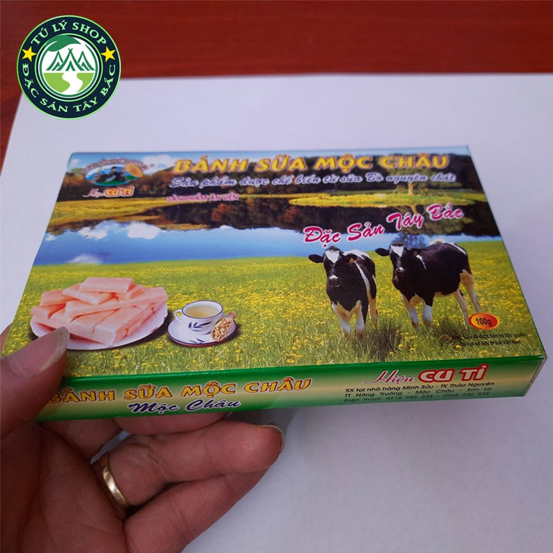 Bánh sữa Mộc Châu (hộp 100g)