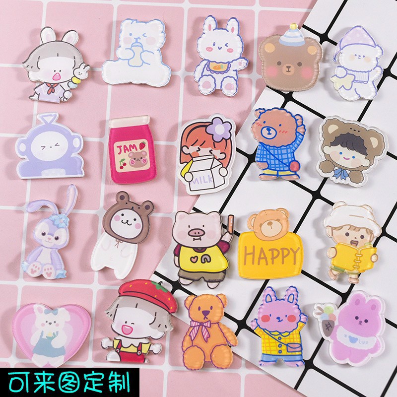 Huy hiệu cài áo, pin cài balo, túi xách xinh xắn- Cartoon Badge Nhật Bản