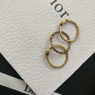 Nhẫn 3 mảnh Dior / rất thời trang