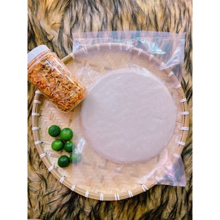 500 GRAM BÁNH TRÁNG PHƠI SƯƠNG TRÒN HÚT CHÂN KHÔNG LOẠI ĐẶC BIỆT MỎNG, DẺO