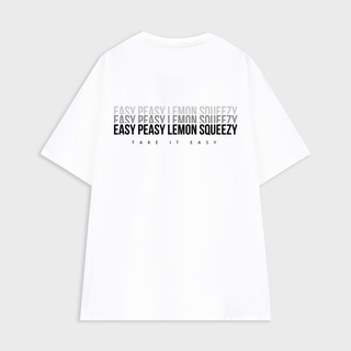 Áo thun oversize basic Lemony v1.0 trắng & đen - LMY3