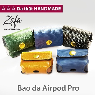 Bao da Tai nghe Airpod Pro Handmade Zafa BZ001